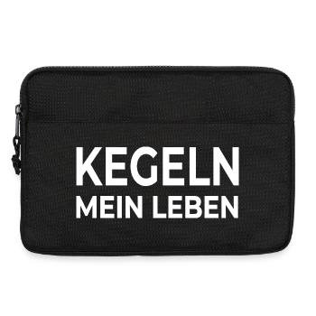 Kegeln - Laptoptasche 13" - Schwarz - Vorne