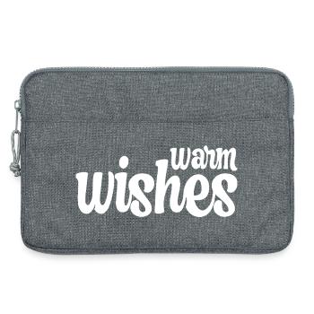 Meilleurs Voeux Nouvelle année Noël Nouvel An - Sacoche pour ordinateur portable 13 pouces - gris chiné - Devant