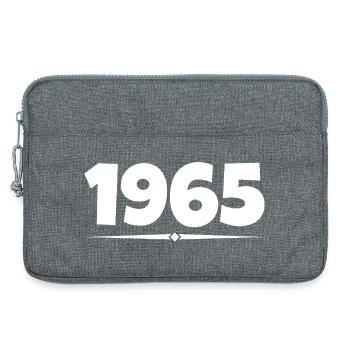 cadeau 1965 - Sacoche pour ordinateur portable 13 pouces - gris chiné - Devant