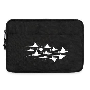 Manta Ray, Devil Ray, Stingray, Diver - Laptop bag 13" - black - Front