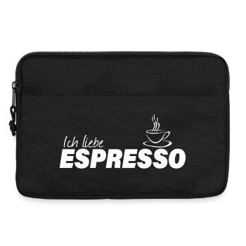 ICH LIEBE ESPRESSO - Laptoptasche 13" - Schwarz - Vorne