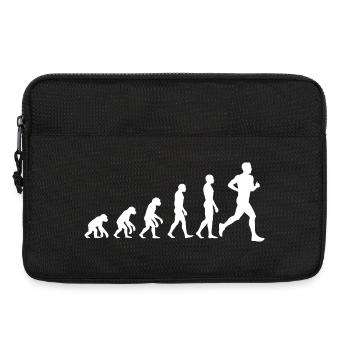 COURSE DE JOGGING – PUISSANCE DE COURSE ! COURSE DE MARATHON - Sacoche pour ordinateur portable 13 pouces - noir - Devant