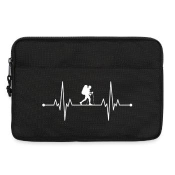 Heartbeat Path Hikers - Laptop bag 13" - black - Front