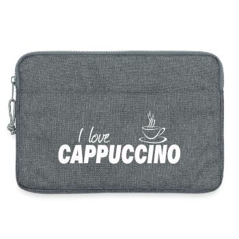 J’ADORE LE CAPPUCCINO - Sacoche pour ordinateur portable 13 pouces - gris chiné - Devant