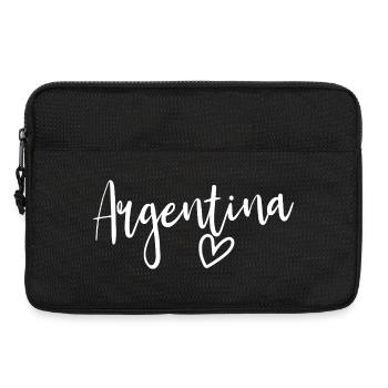 Argentina Heart Women Love Argentina - Sacoche pour ordinateur portable 13 pouces - noir - Devant