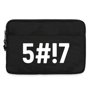 Shit Coded - Laptop bag 13" - black - Front