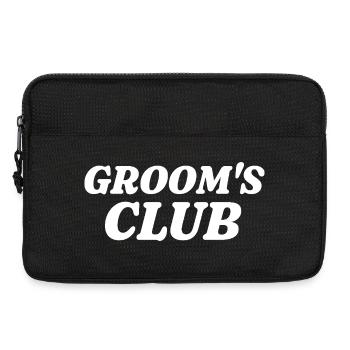 Enterrement de vie de garçon du club des mariés - Sacoche pour ordinateur portable 13 pouces - noir - Devant