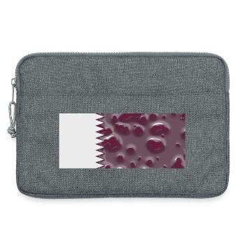 Le Qatar en tant que pays - Sacoche pour ordinateur portable 13 pouces - gris chiné - Devant