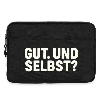 GUT. UND SELBST? - Laptoptasche 13" - Schwarz - Vorne
