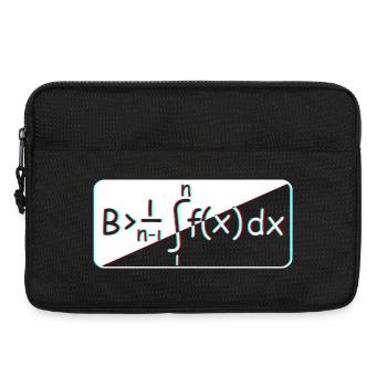 Mathematiker Mathe mathematisch Mathematik - Laptoptasche 13" - Schwarz - Vorne