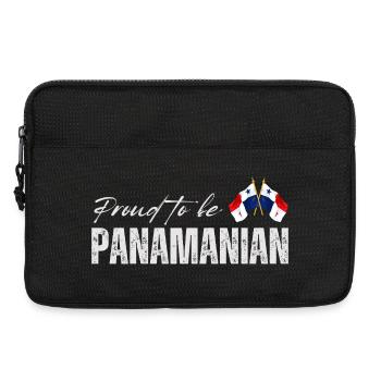 Fier Panaméen, j’aime Panama - Sacoche pour ordinateur portable 13 pouces - noir - Devant