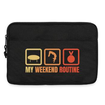 Meine Wochenend Routine - Laptoptasche 13" - Schwarz - Vorne