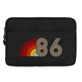 Vintage Astro 40 Jahre vierziger Party 1986 - Laptoptasche 13" - Schwarz - Vorne