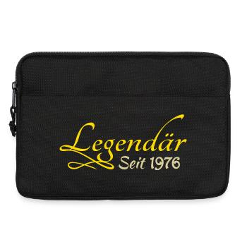 geboren 1976 - Laptoptasche 13" - Schwarz - Vorne