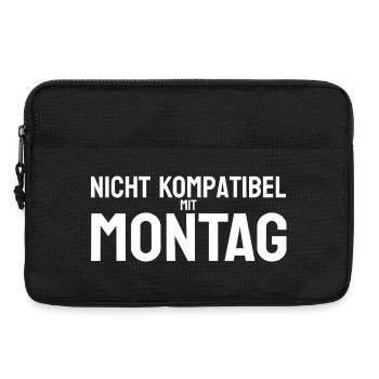 Nicht kompatibel mit Montag - Laptoptasche 13" - Schwarz - Vorne