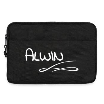 Cadeau pour Alwin - Sacoche pour ordinateur portable 13 pouces - noir - Devant