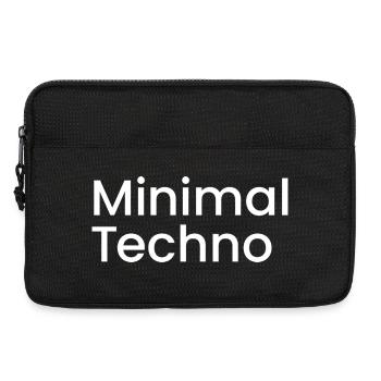 Minimaler Techno - Laptoptasche 13" - Schwarz - Vorne