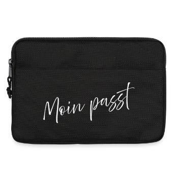 Heimatliebe Nord - Laptoptasche 13" - Schwarz - Vorne