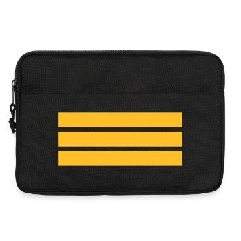 Korvettenkapitän - Laptoptasche 13" - Schwarz - Vorne