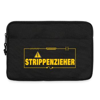 STRIPPENZIEHER - Laptoptasche 13" - Schwarz - Vorne