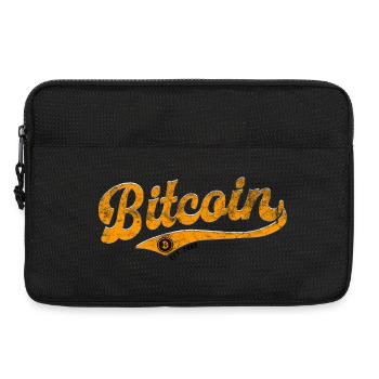 Bitcoin - l’avenir a commencé - Est. 2008 - Sacoche pour ordinateur portable 13 pouces - noir - Devant