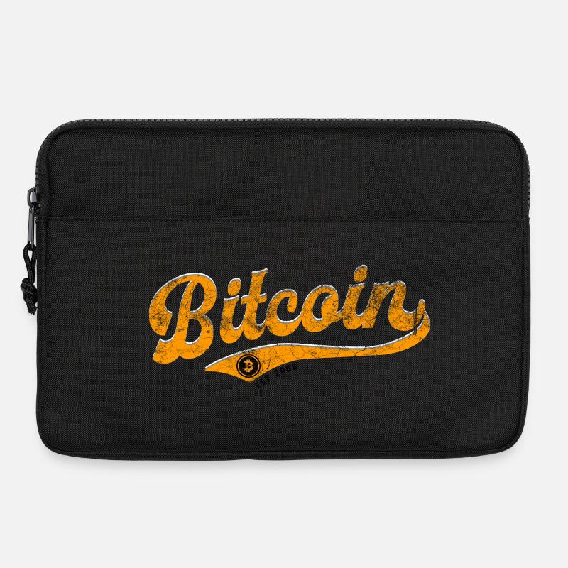 Bitcoin - die Zukunft hat begonnen - Est. 2008 - Laptoptasche 13" - Schwarz
