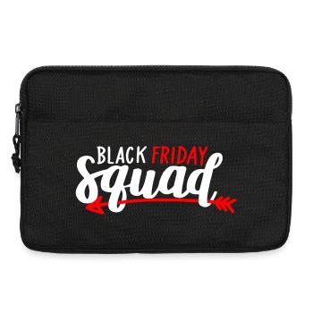 Black Friday Squad Tee - Laptop bag 13" - black - Front