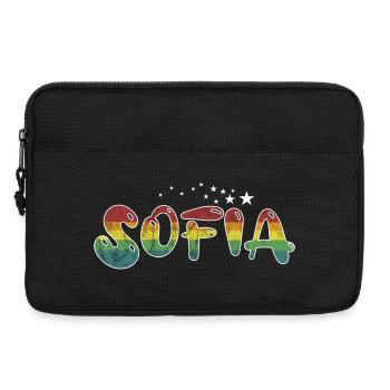 Prénom Sofia Nom de jeune fille Cadeau - Sacoche pour ordinateur portable 13 pouces - noir - Devant