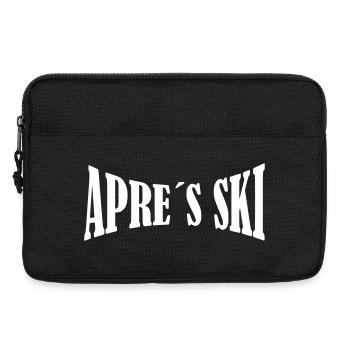 apres ski shirt - Laptoptasche 13" - Schwarz - Vorne