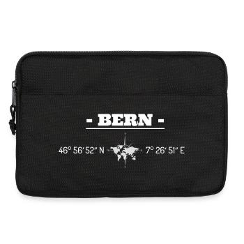 Koordinaten Bern Schweiz - Laptoptasche 13" - Schwarz - Vorne