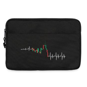 Puls-Neon-Kadenz - Laptoptasche 13" - Schwarz - Vorne