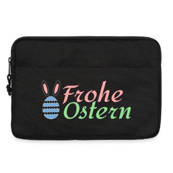 Frohe Ostern - Laptoptasche 13" - Schwarz - Vorne