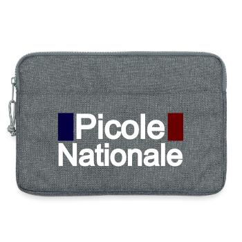 Picole nationale - Sacoche pour ordinateur portable 13 pouces - gris chiné - Devant