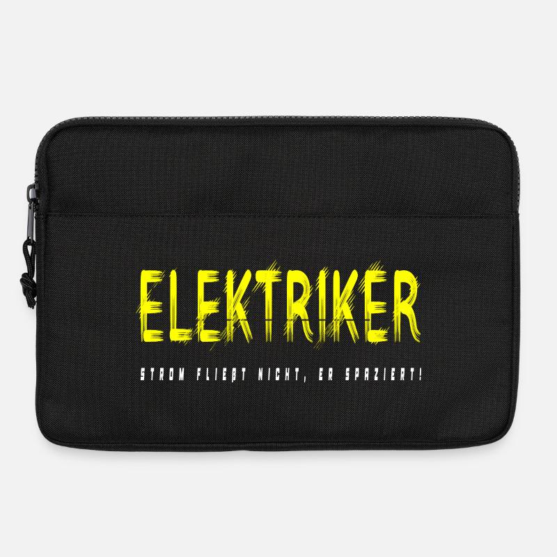 Elektriker Handwerker Design - Laptoptasche 13" - Schwarz