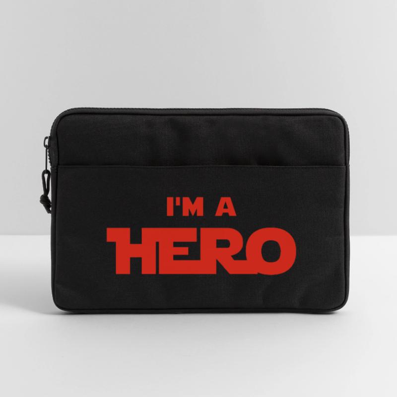 Ich bin ein Held (rot) Laptoptasche 13"