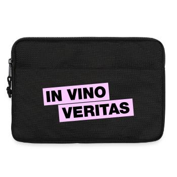In Vino Veritas - Laptoptasche 13" - Schwarz - Vorne