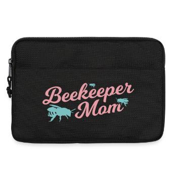 Drôle de maman apicultrice - Sacoche pour ordinateur portable 13 pouces - noir - Devant