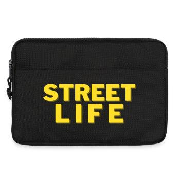 street life - Sacoche pour ordinateur portable 13 pouces - noir - Devant
