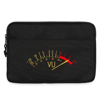 VU (volume) meter that turns out in red # - Laptop bag 13" - black - Front