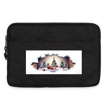 Christmas Decor - Laptop bag 13" - black - Front