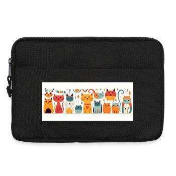 Original Katzen - Laptoptasche 13" - Schwarz - Vorne