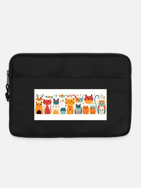 Original Katzen - Laptoptasche 13" - Schwarz