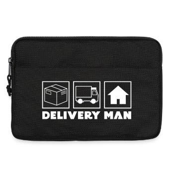 Arbeit Karriere Zusteller Angestellter Firma Job - Laptoptasche 13" - Schwarz - Vorne
