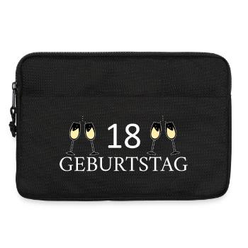 18th birthday 18 years of legal age Birthday 18 - Laptop bag 13" - black - Front