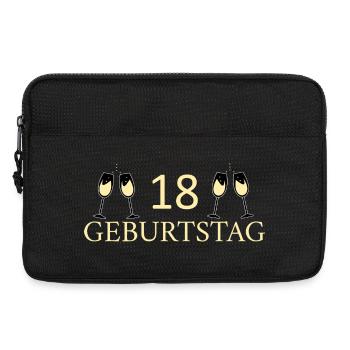 18th birthday 18 years of legal age Birthday 18 - Laptop bag 13" - black - Front