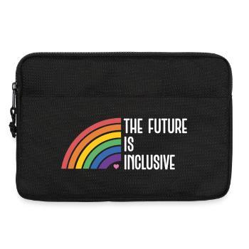 LGBT Pride Month - The Future is Inclusive - Laptop bag 13" - black - Front