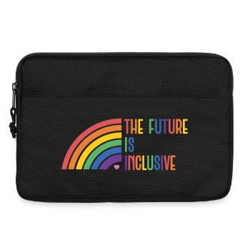 LGBT Pride Month - The Future is Inclusive - Laptop bag 13" - black - Front