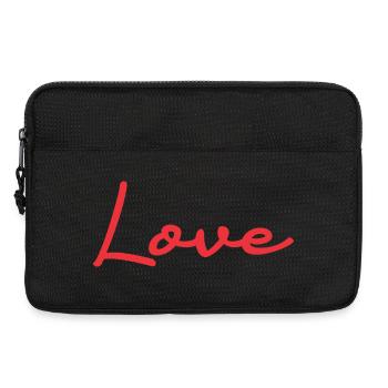 I LOVE YOU. LOVE. COUPLE. JUST MARRIED. Bachelorette party - Laptop bag 13" - black - Front