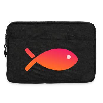 SARDINE. FISCH. APRILSCHERZ. OSTERN. MEER - Laptoptasche 13" - Schwarz - Vorne
