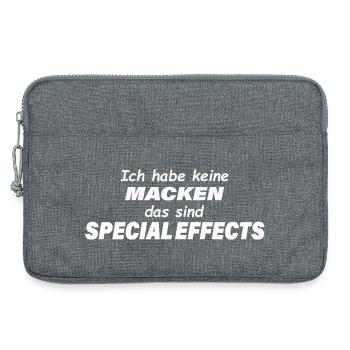 EFFETS SPÉCIAUX - Sacoche pour ordinateur portable 13 pouces - gris chiné - Devant